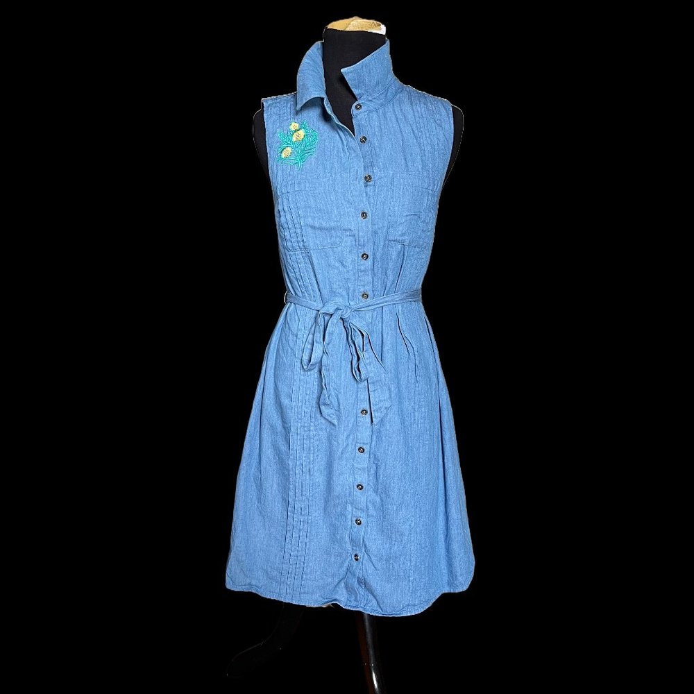 Modcloth Lined Shirtdress S